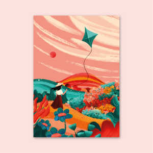 Affiche Cerf-volant