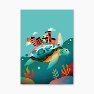 Affiche Tortue